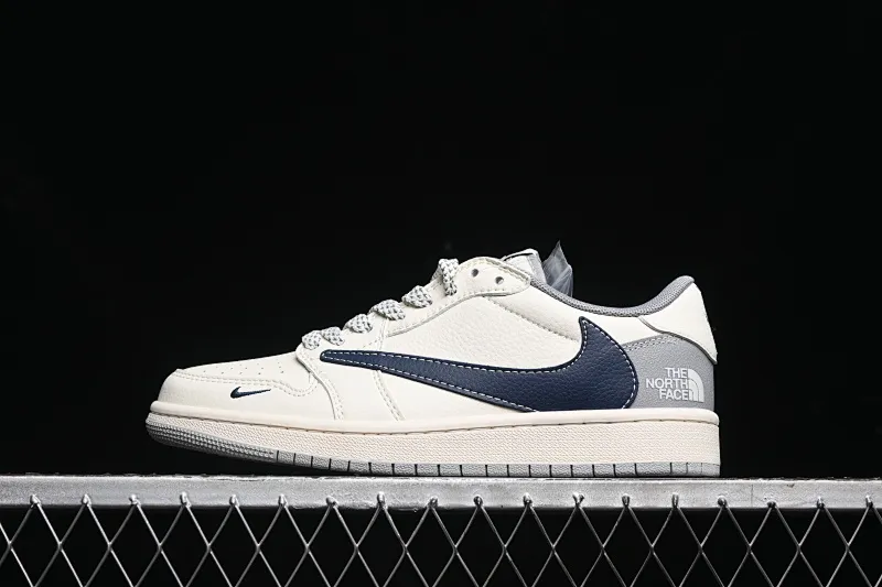 All categories Air Jordan Jordan series basketball shoes Air Jordan 1 Low High-end customized low-top sneakers Travis Scott x Fragment Design x Air Jordan 1 Low OG SP AJ1 Joe 1 North Face joint-beige black gray bottom low-top cultural casual sneakers XS3086-002
